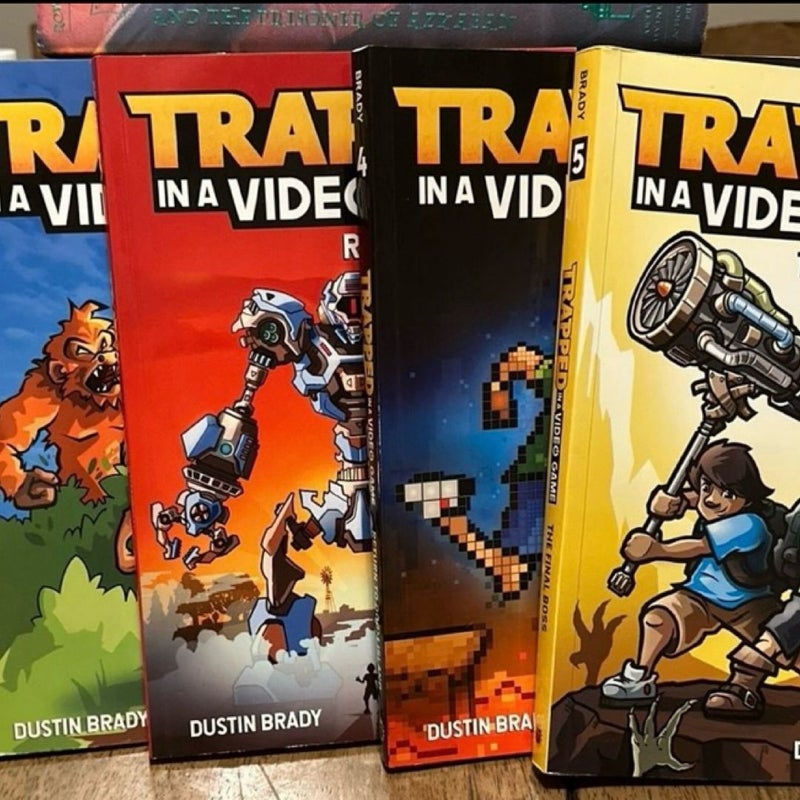 Trapped in a Video Game books 1-5