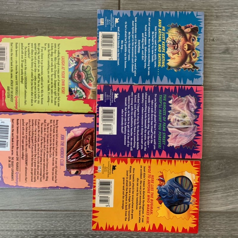 Vintage Goosebumps: Reader Beware, Ghosts Of Fear Street, 90s Teen Horror, R.L. Stine 