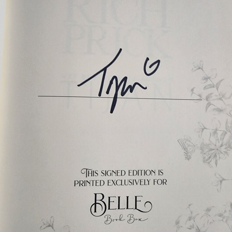 Rich Prick Signed Belle Box Exclusive Edition 