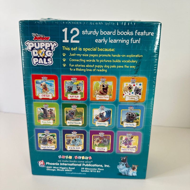 Disney Puppy Dog Pals Board Book Set, 12 Mini Board Books, NEW (Board Books)