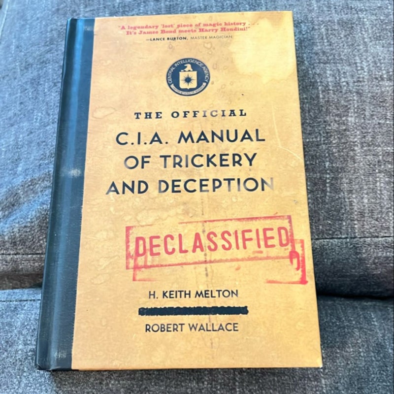 The Official CIA Manual of Trickery and Deception