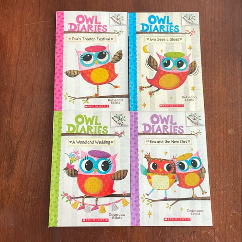 Owl Diaries Books 1-4