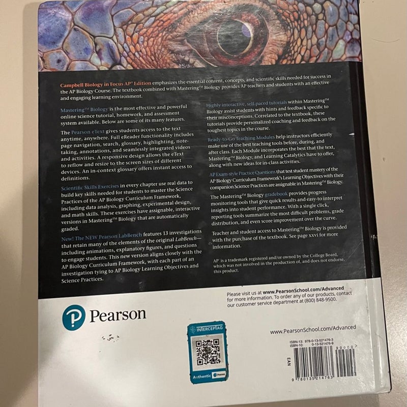 Campbell Biology in Focus AP Edition 3rd Third Edition