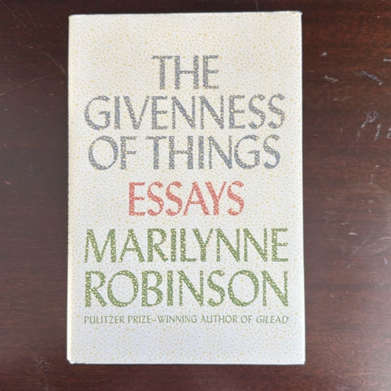 The Givenness of Things