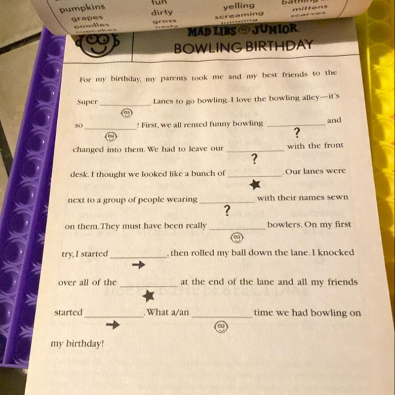 Sports Star Mad Libs Junior