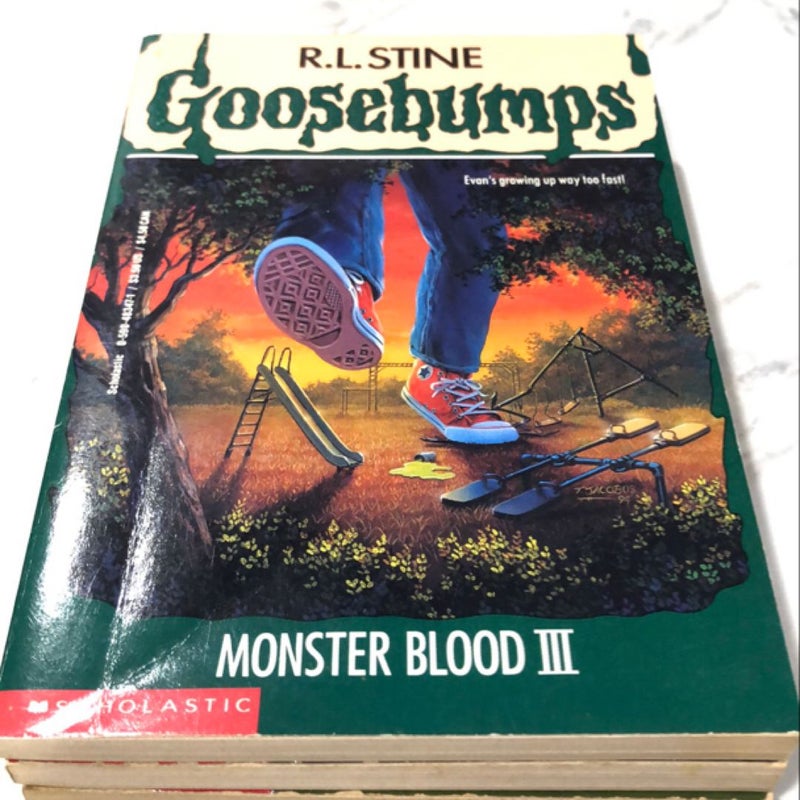 Vintage Goosebumps 4 pack