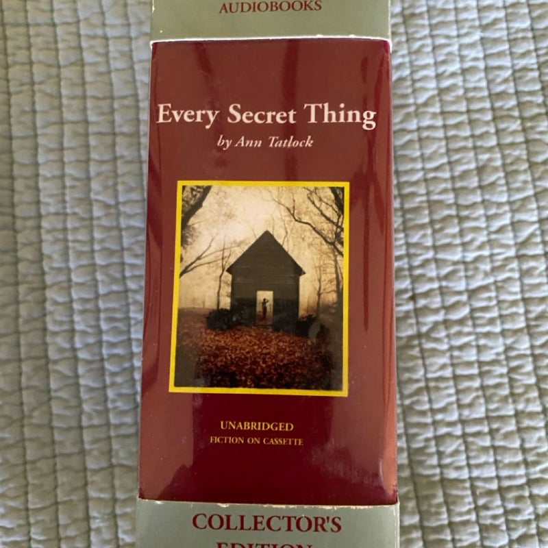 Every Secret Thing Audiobook Cassettes