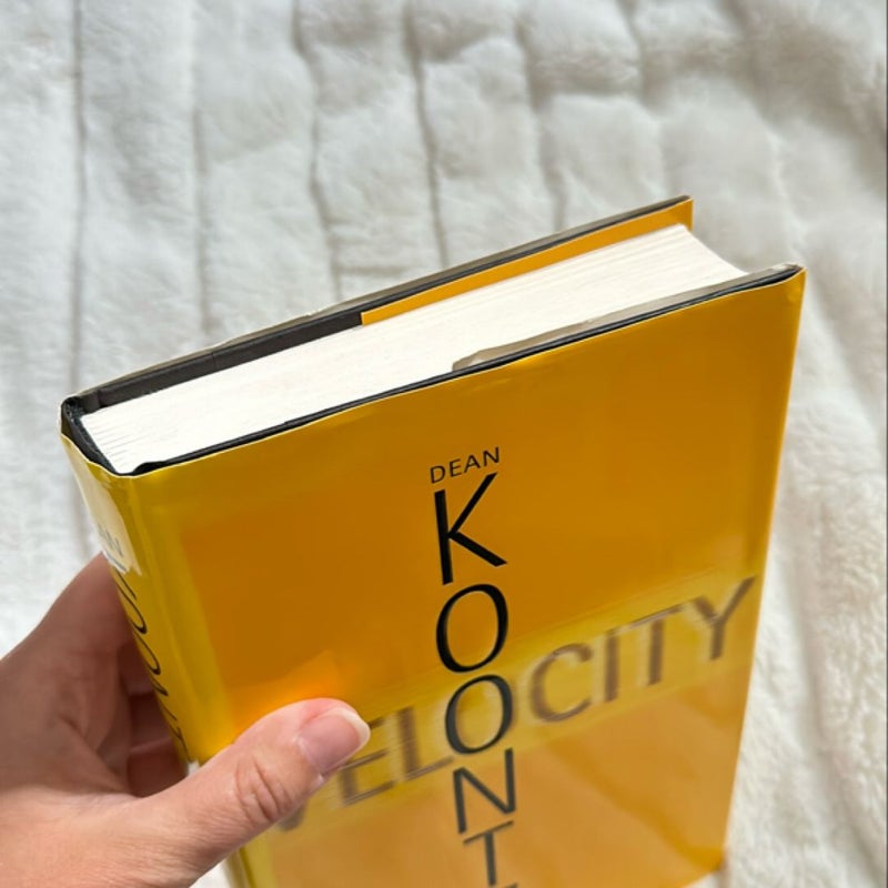 Velocity (Limited Edition-Signature on naked hardcover)