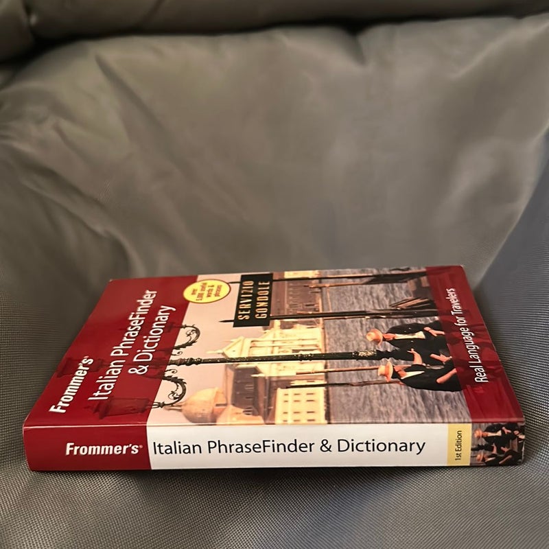 Frommer's Italian PhraseFinder and Dictionary