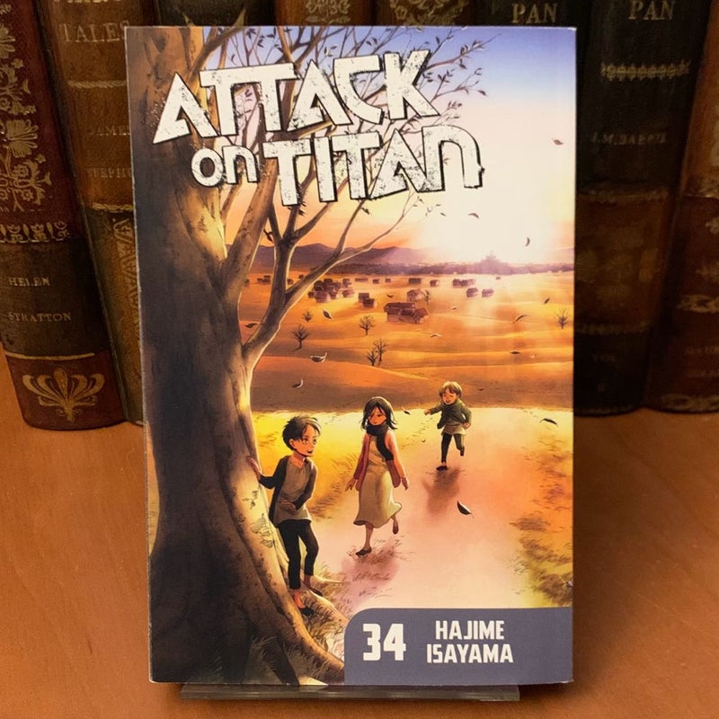 Attack on Titan 34: Barnes & Nobles Exclusive Alternate Art Edition