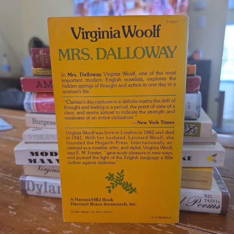 VINTAGE 1953 Mrs. Dalloway by Virginia Woolf