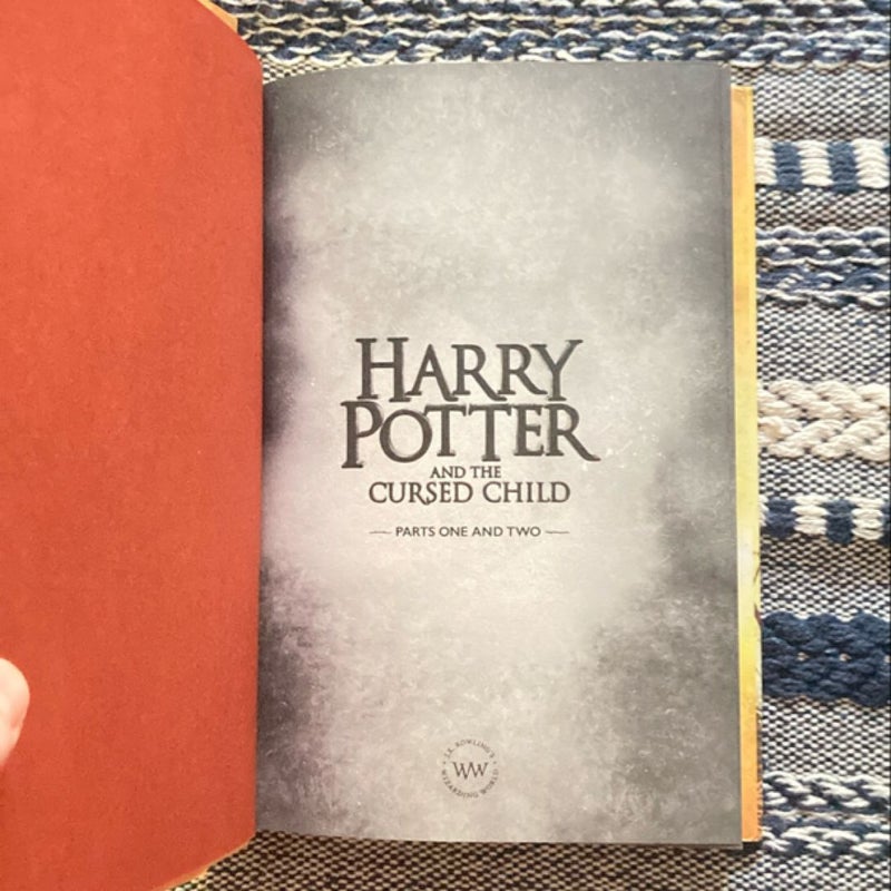 Harry Potter and the Cursed Child Parts One and Two (Special Rehearsal Edition Script)