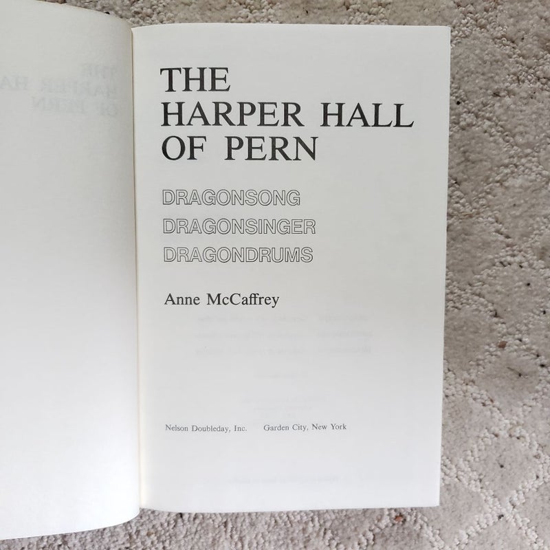 The Harper Hall of Pern (Book Club Edition, 1979)