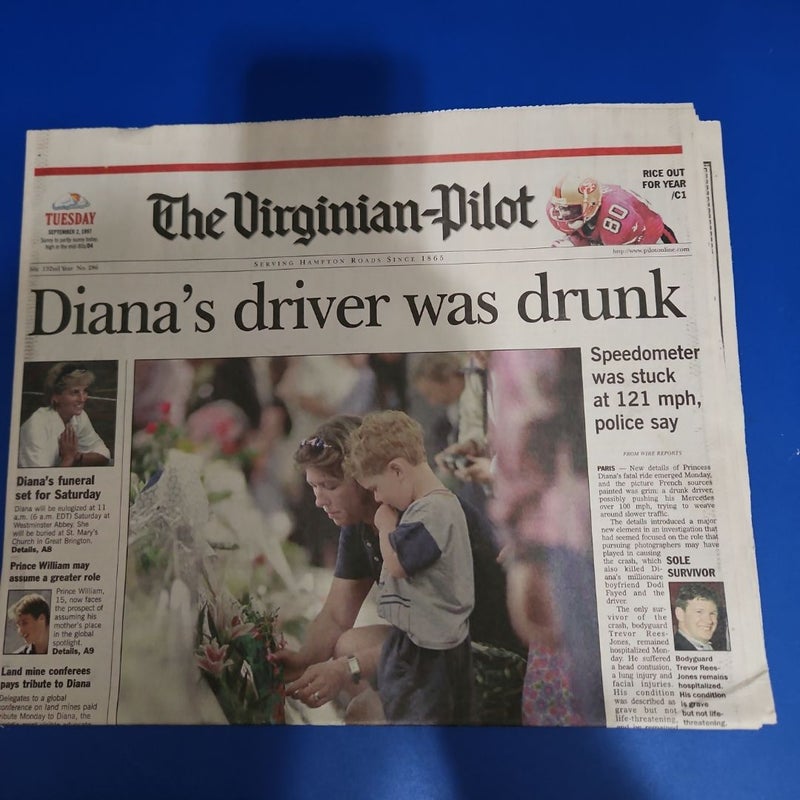 12 The Virginian-Pilot Sections on The Death of Princess Diana