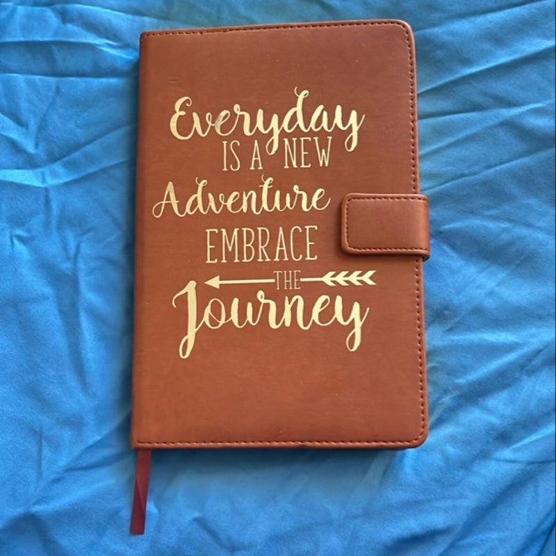 Everyday is a New Adventure Faux Leather Journal