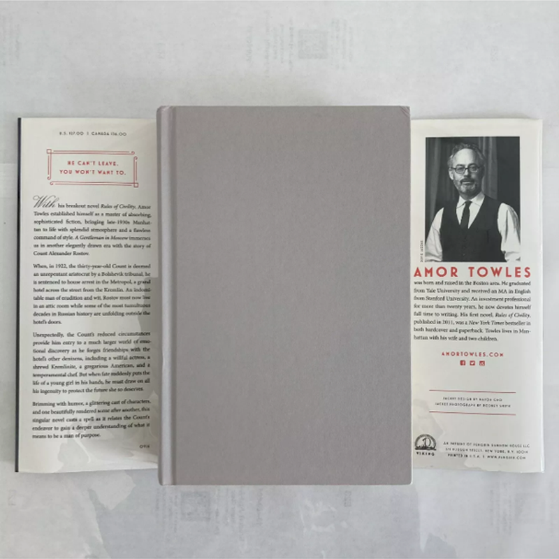 A Gentleman In Moscow SIGNED First Edition First Printing