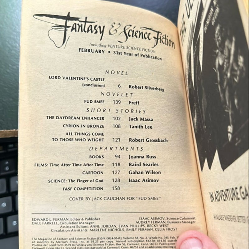 The Magazine of Fantasy & Science Fiction