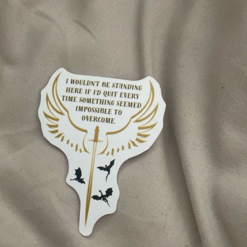 [BUNDLE] Fourth Wing- 10 p. Sticker Pack