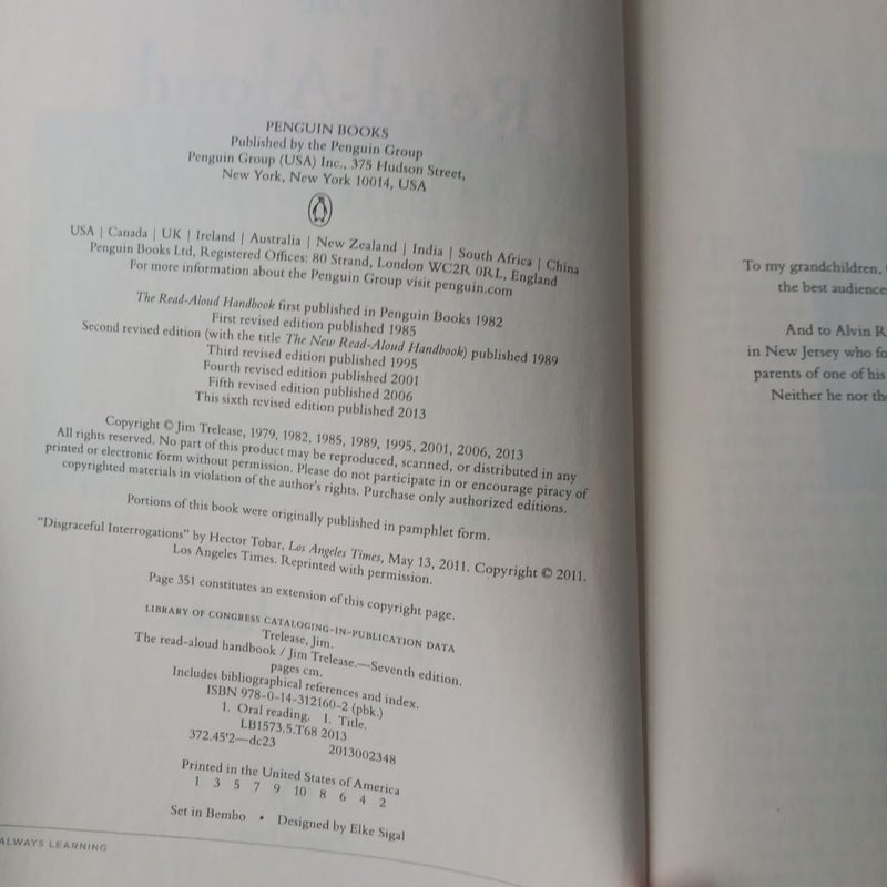 Reading Treasury of Stories 2 Book Bundle: The Read Aloud Handbook, 7th Edition; Stories For 9 Year Olds - Printed 1986