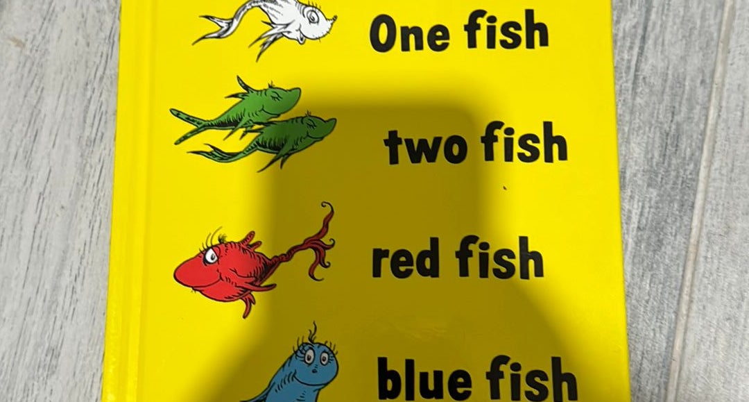 One Fish Two Fish Red Fish Blue Fish by Seuss, Hardcover