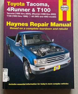 Toyota Tacoma, 4Runner and T100 Haynes Repair Manual