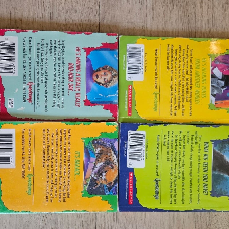 Goosebumps book lot 