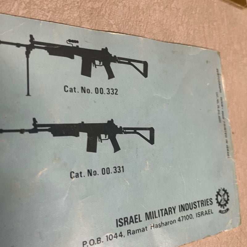 2 booklet Operators manual for Uzi and Galil