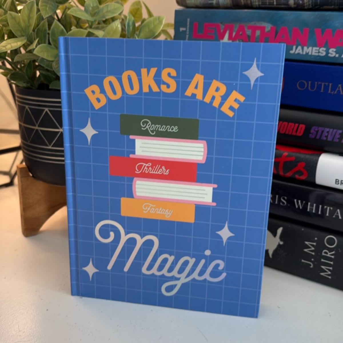 Books Are Magic Reading Journal by , Hardcover | Pangobooks