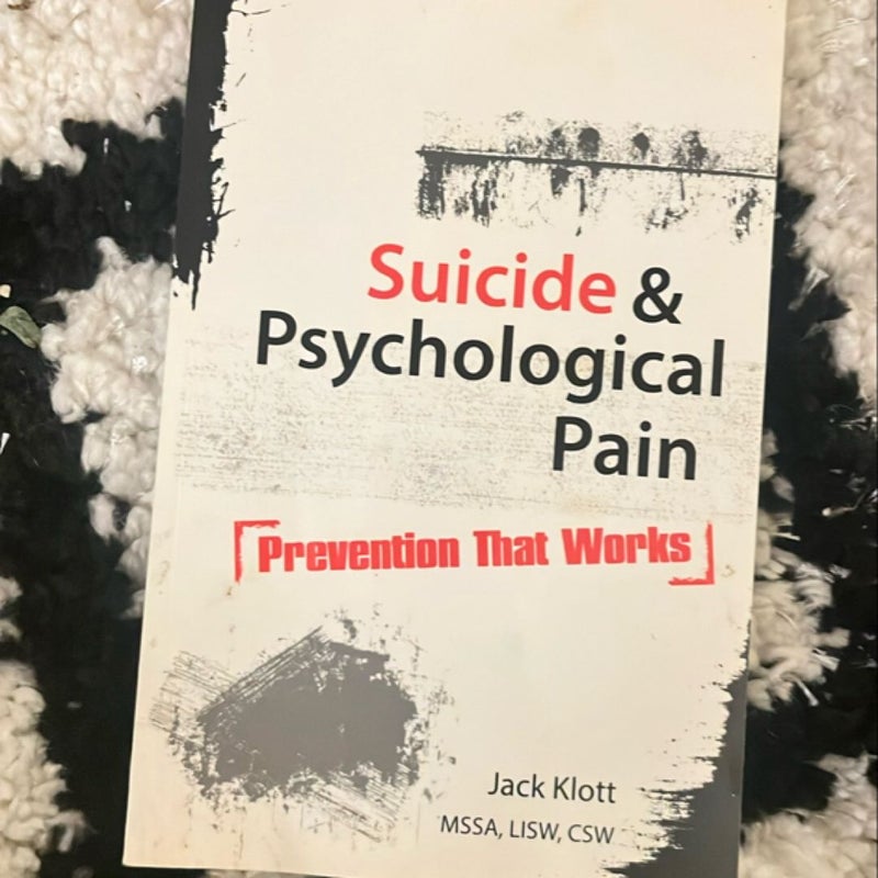 Suicide and Psychological Pain 