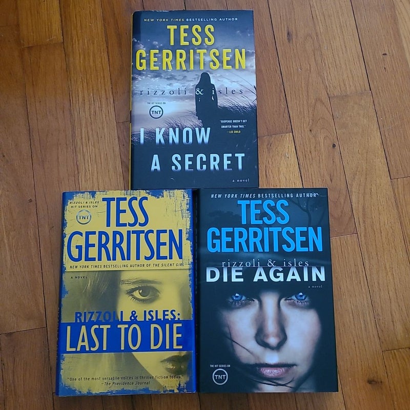 Bundle of 3 Hard Cover Tess Gerritsen Books