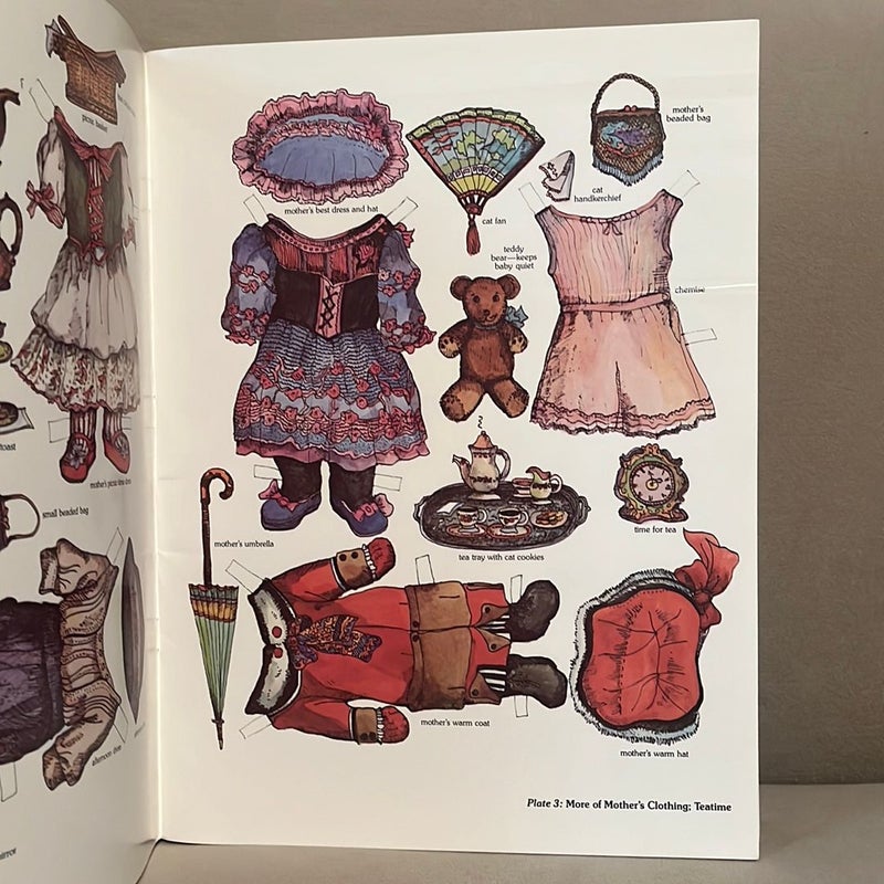 Victorian Cat Family Paper Dolls in Full Colour