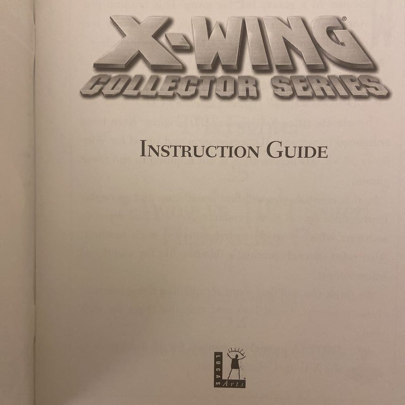 Star Wars X-Wing Collector Series Instruction Manual 