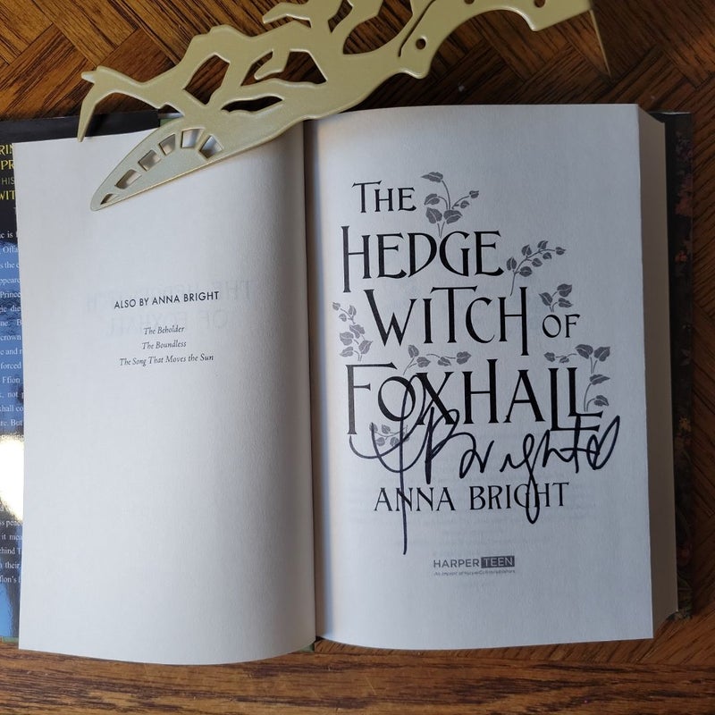 The Hedgewitch of Foxhall *signed*