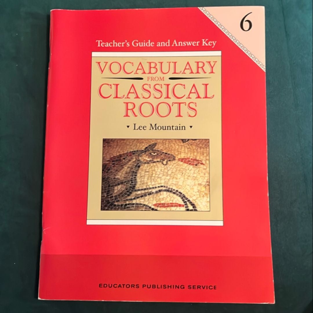 Vocabulary From Classical Roots