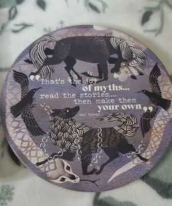 Mythology ceramic trivet/coaster 