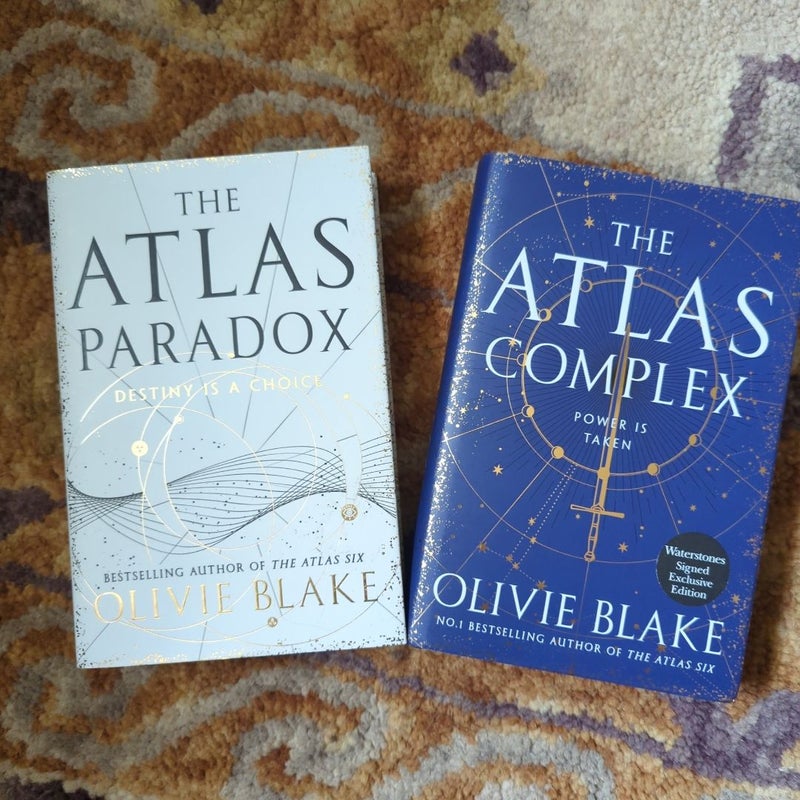 Waterstones exclusives SIGNED Atlas Complex and Atlas Paradox edirions (listing is for BOTH) 