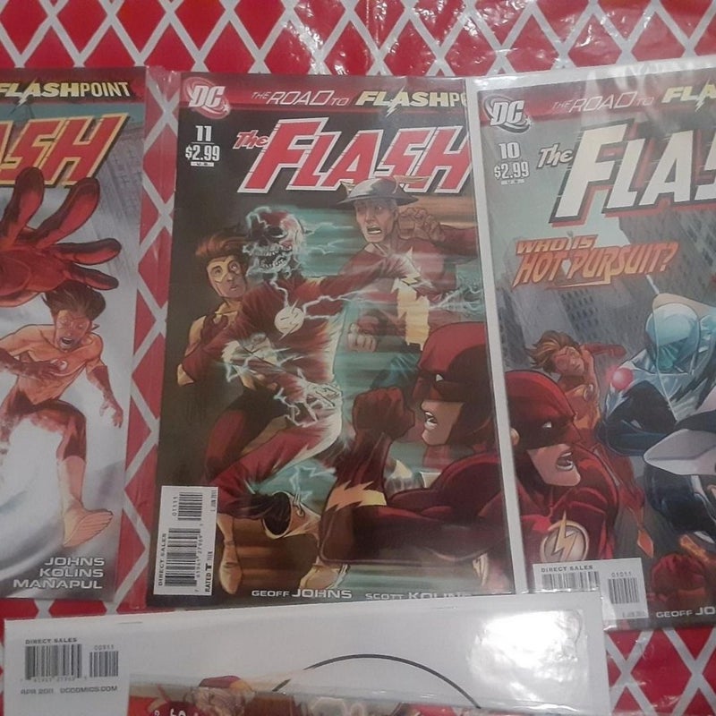 The Flash Brightest Day , Flashpoint dc comics lot 