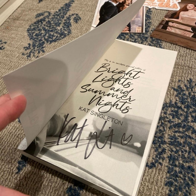 Signed - Kat Singleton Bright Lights & Summer Nights, Signing Exclusive