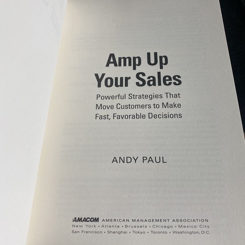 Amp up Your Sales