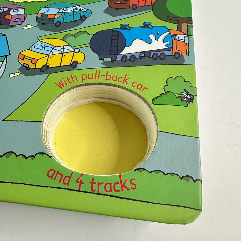 Usborne Pull-Back Busy Car Book-NO CAR