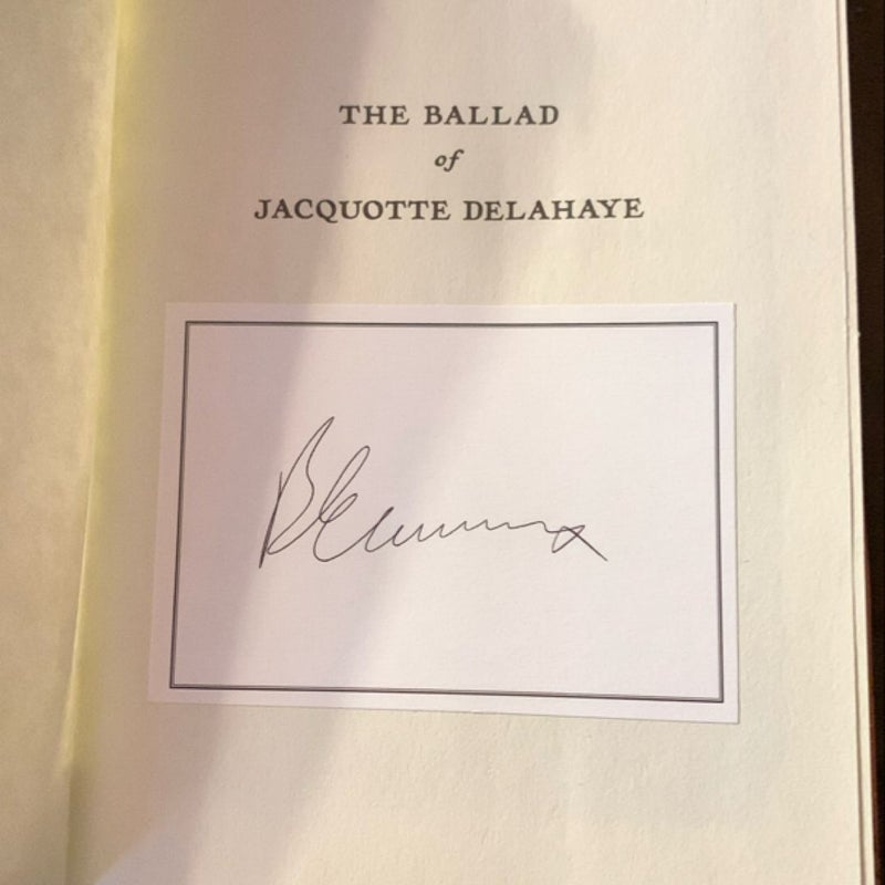 The Ballad of Jacquotte Delahaye (SIGNED RAINBOWCRATE)