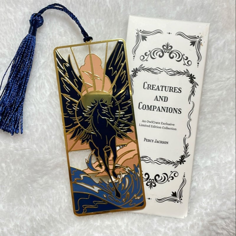 Percy Jackson Metal Bookmark