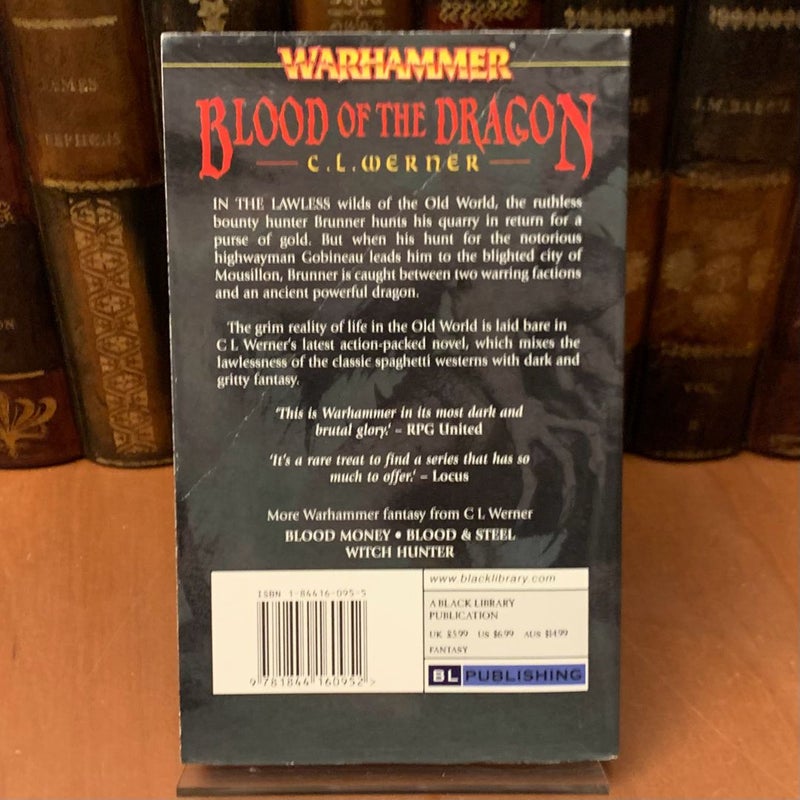 Warhammer: Blood of the Dragon, Brunner the Bounty Hunter, First Edition First Printing