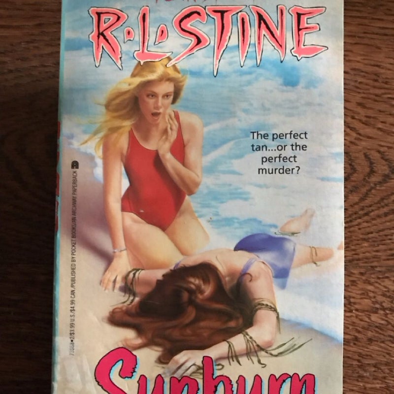 FEAR STREET R.L. STINE “SUNBURN” VINTAGE Teen Horror, First Edition 1991