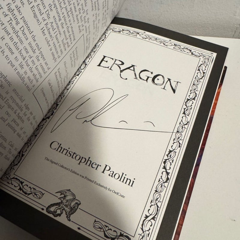 Owlcrate Eragon SIGNED