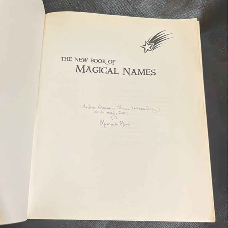 The New Book of Magical Names