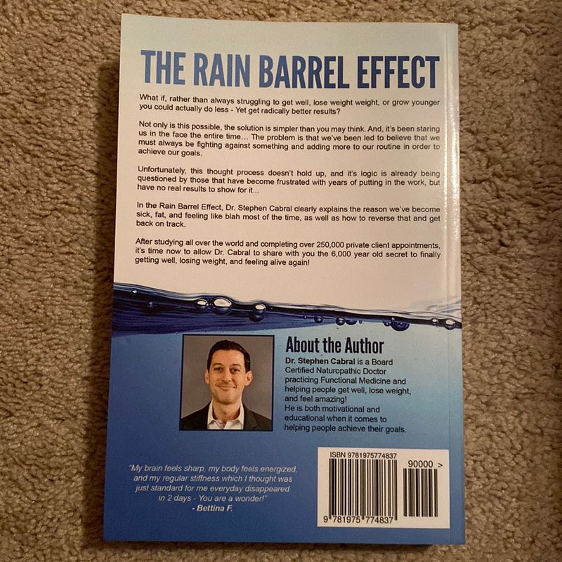 The Rain Barrel Effect