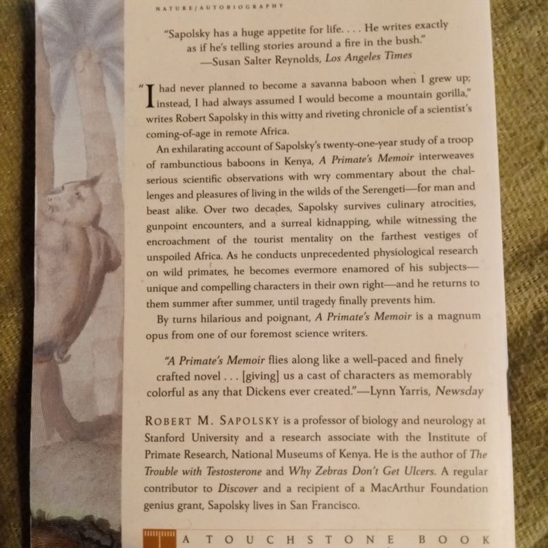 A Primate's Memoir