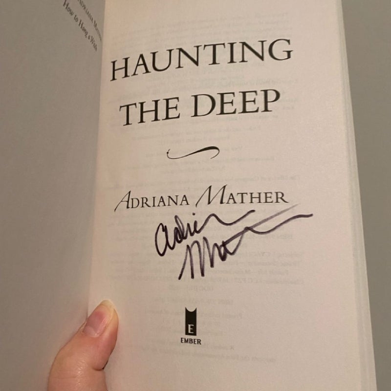 SIGNED Haunting the Deep