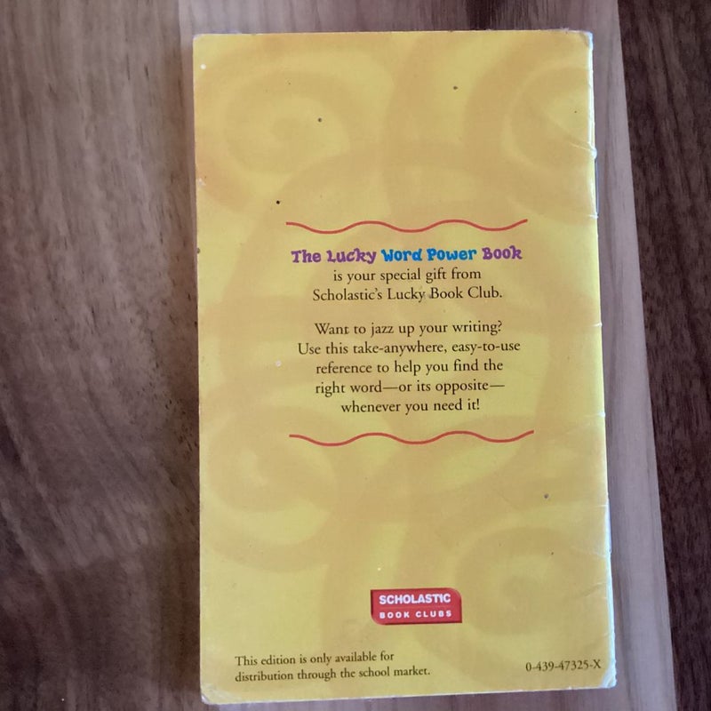 The Lucky Word Power Book: Finding Words & Using Them Well